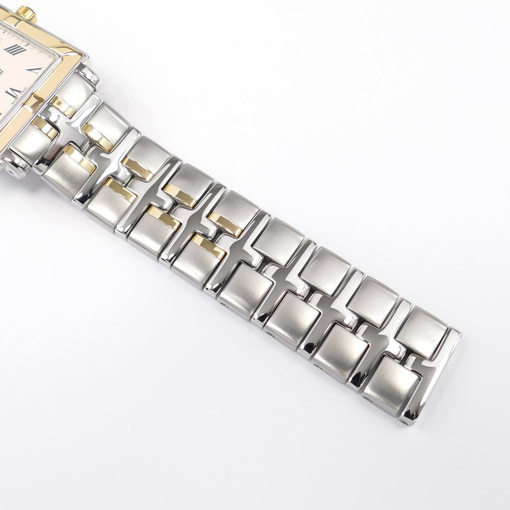 Raymond Weil Parsifal 9330 stainless steel and 18k Gold bracelet bottom