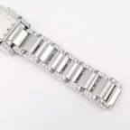 Baume & Mercier Hampton 65522 stainless steel bracelet with diamonds bottom