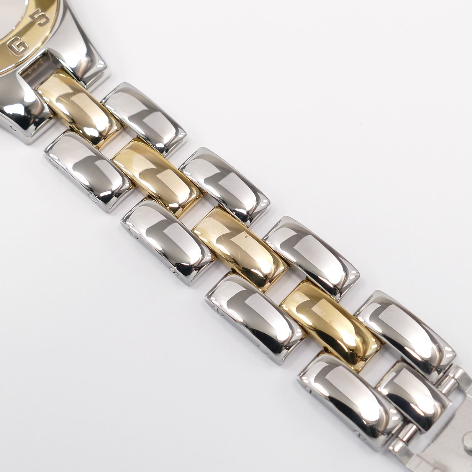 Baume & Mercier Linea 5161 stainless steel and 18k gold bracelet bottom