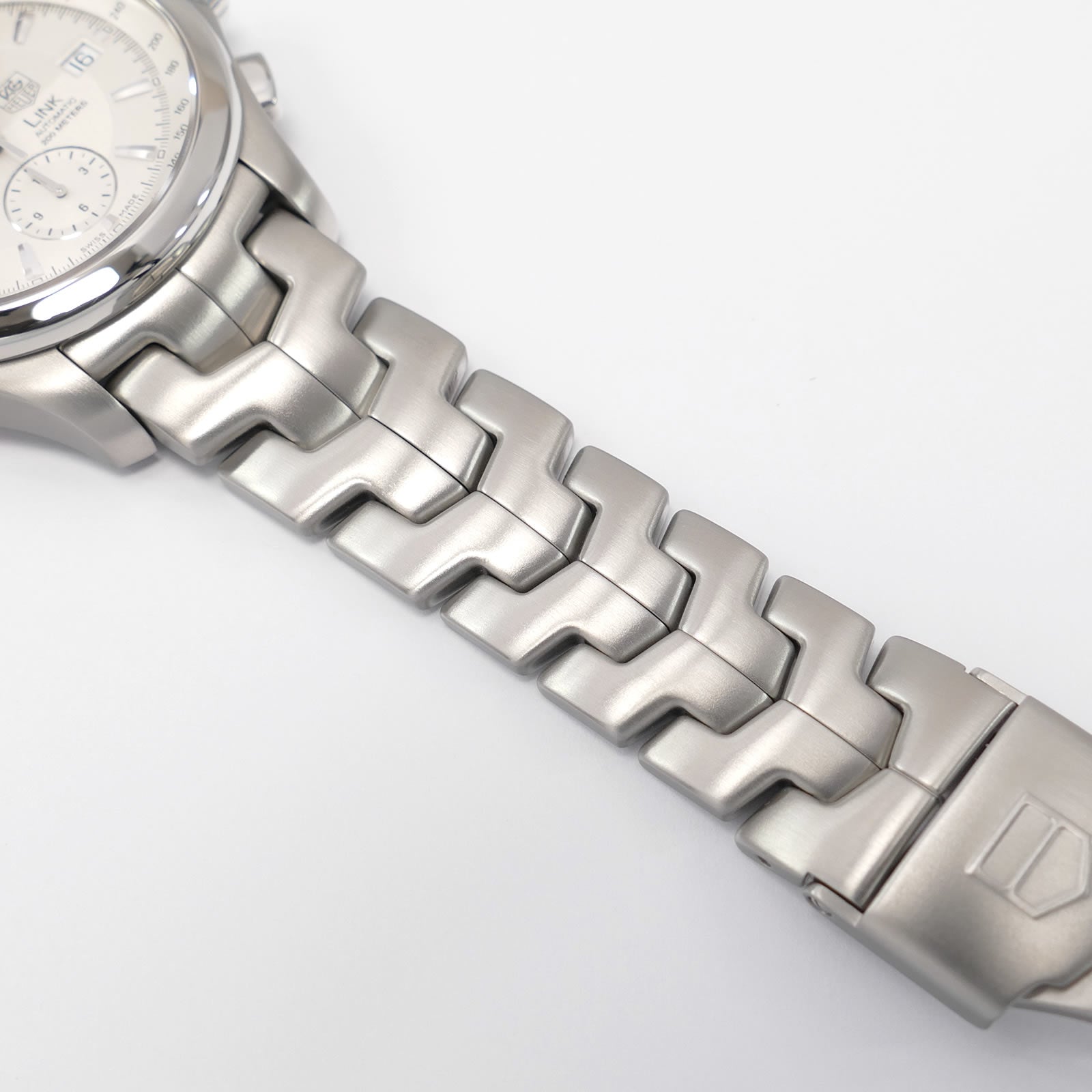 TAG Heuer Link Chronograph CJF2111 stainless steel s-link BA0576 bracelet bottom