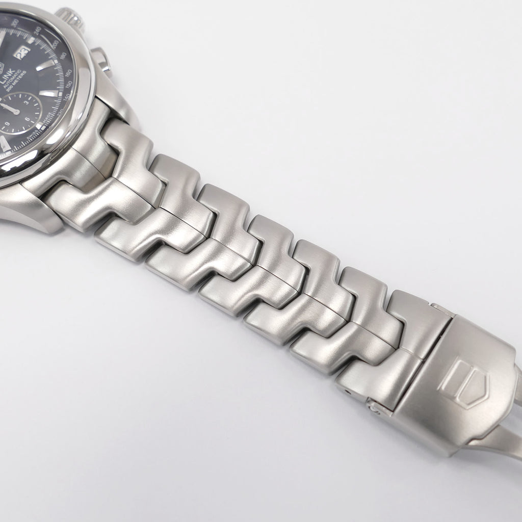 TAG Heuer Link Chronograph CJF2112 stainless steel s-link BA0576 bracelet bottom