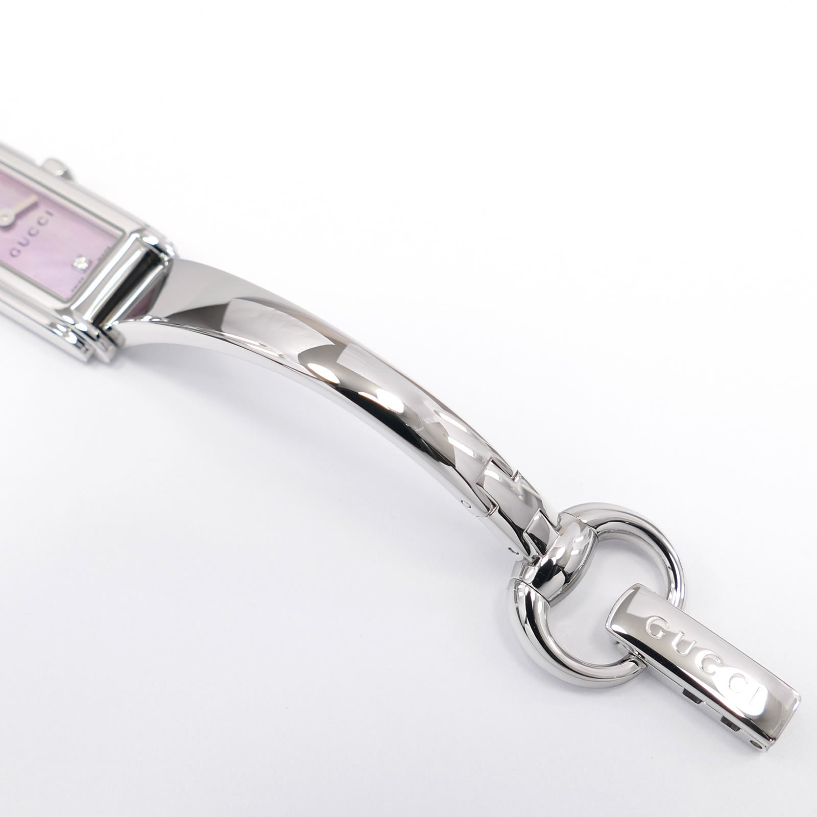 Gucci G-Line 109 stainless steel bangle bottom