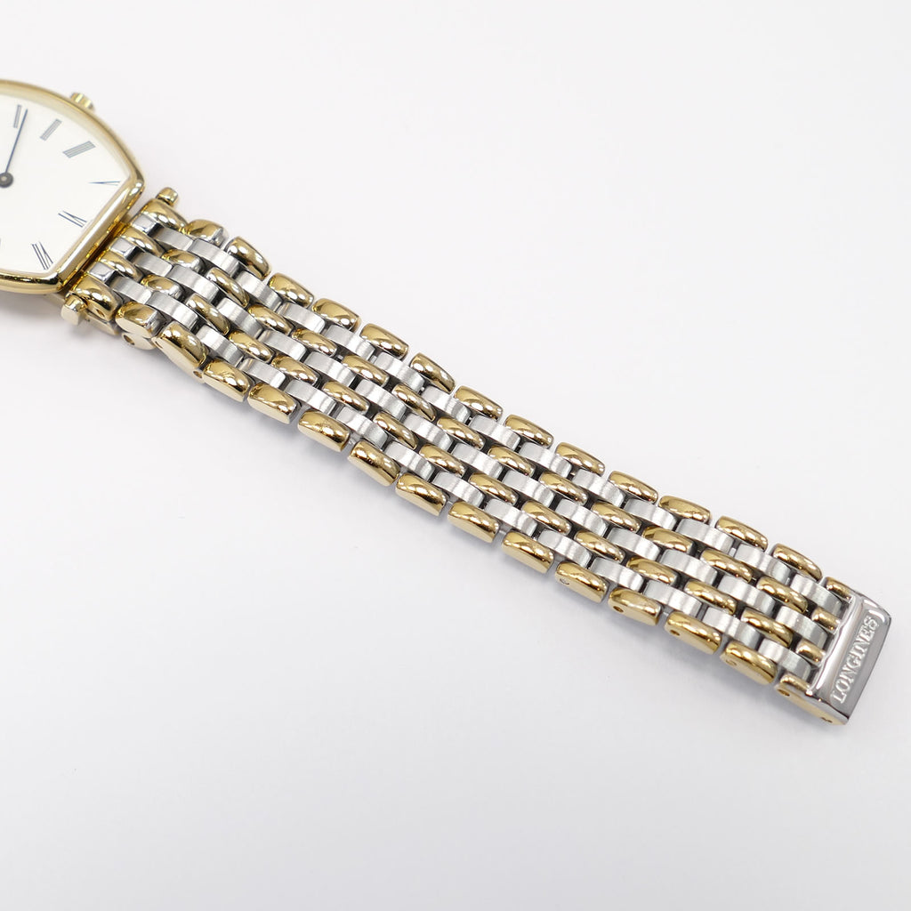 Longines La Grande Classique L4.205.2 stainless steel and Gold PVD bracelet bottom