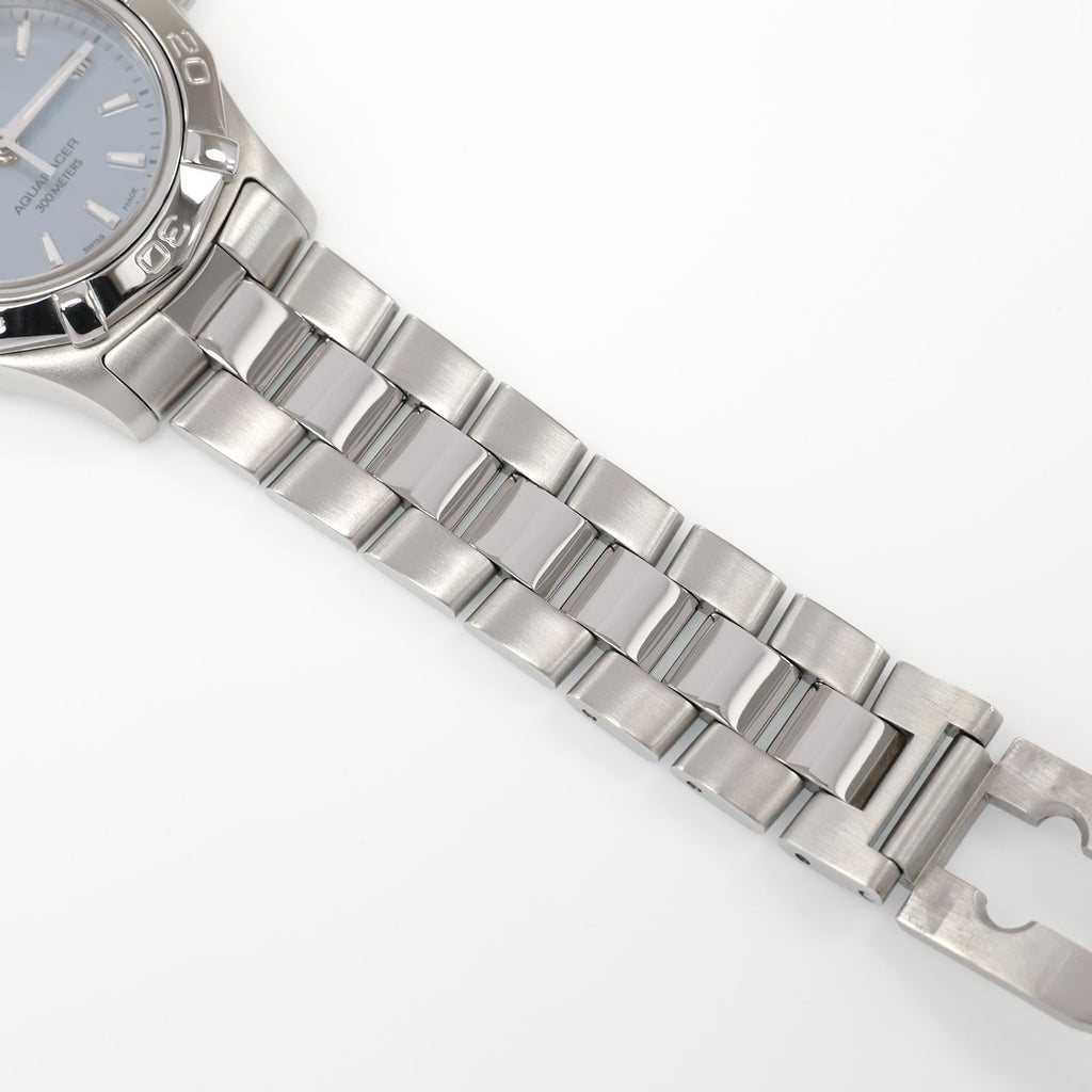 TAG Heuer Aquaracer WAF1417 stainless steel BA0823 bracelet bottom