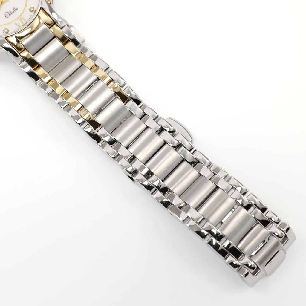 Raymond Weil Othello 2320 stainless steel and 18k Gold bracelet bottom
