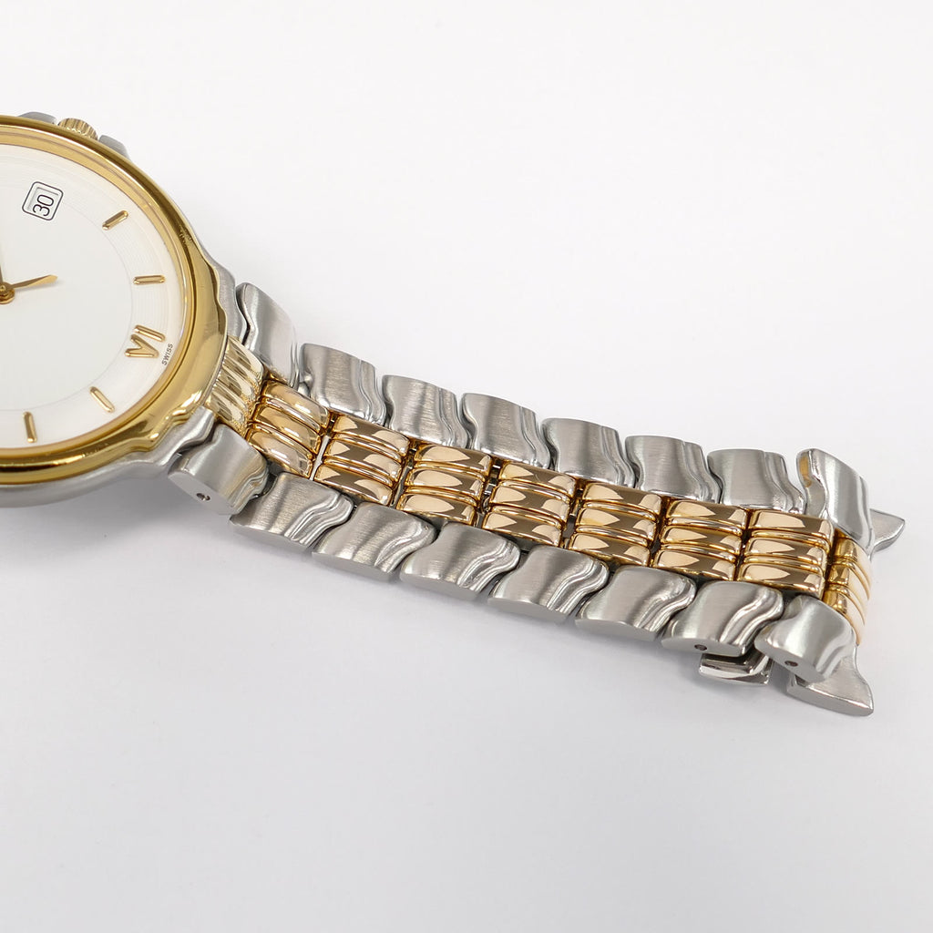 Longines Flagship L5.646.3 18k Gold plated and Stainless Steel bracelet bottom