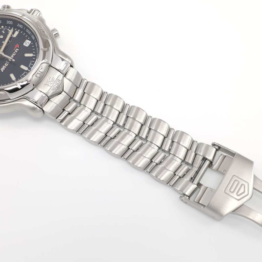 TAG Heuer 6000 Chronograph CH1117 stainless steel BA0675 bracelet bottom