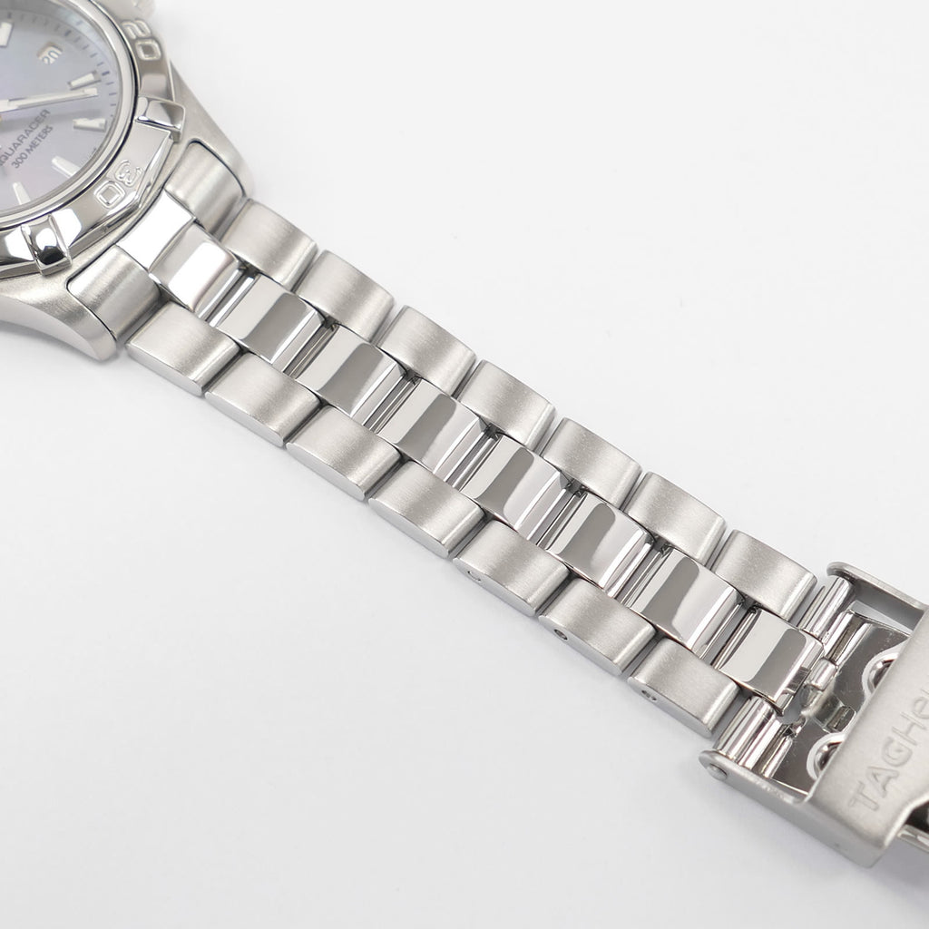 TAG Heuer Aquaracer WAF1417 stainless steel BA0812 bracelet bottom