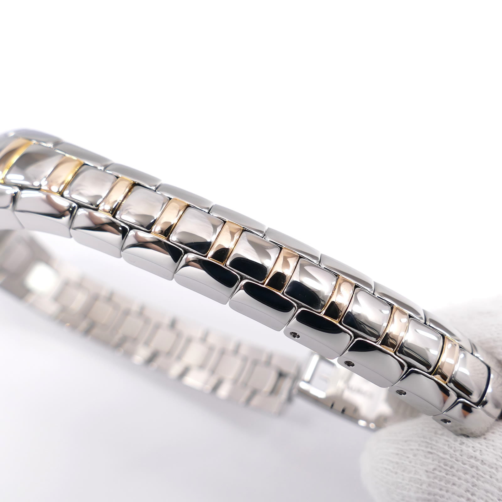 Maurice Lacroix Intuition 32859 stainless steel and 18k gold plated bracelet bottom
