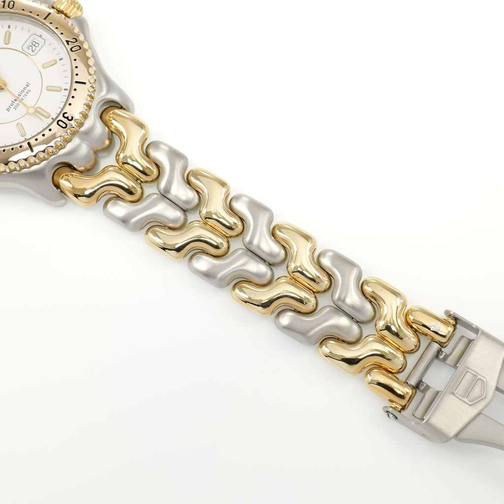 TAG Heuer SEL WG1222-K0 stainless steel and 18k gold plated S-link BA0438-MO bracelet bottom