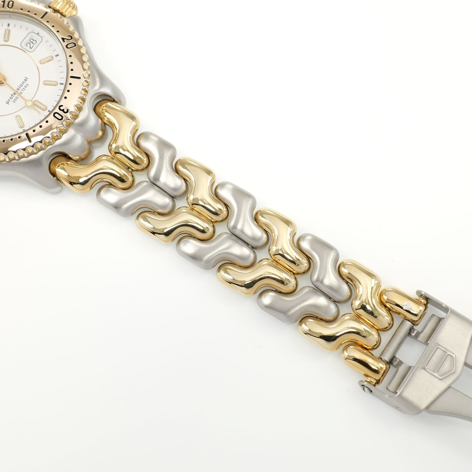 TAG Heuer SEL WG1222-K0 stainless steel and 18k gold plated S-link BA0438-MO bracelet bottom
