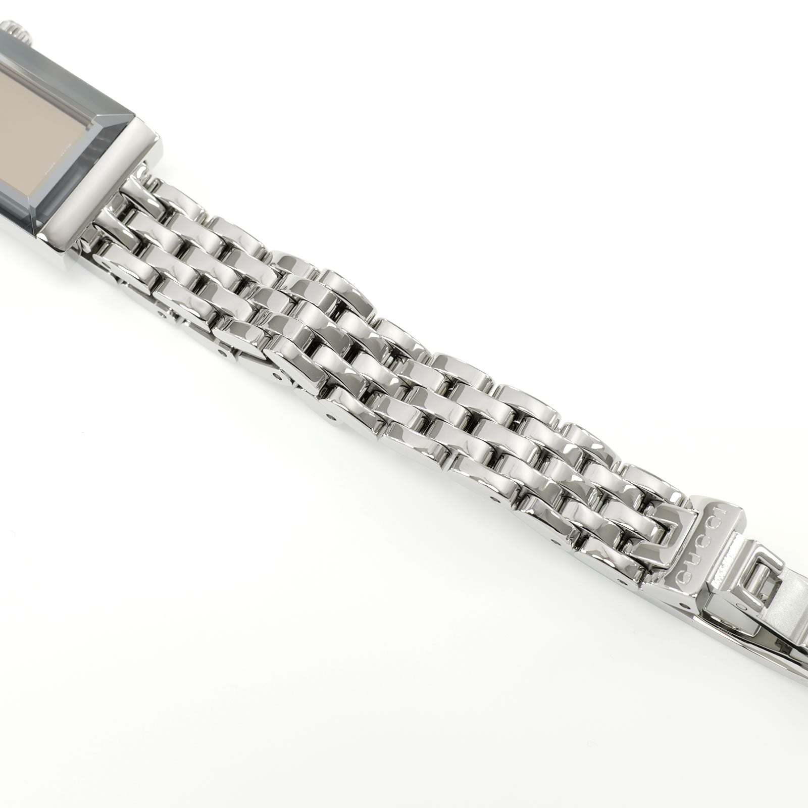 Gucci G-Frame YA127501 stainless steel braclet bottom