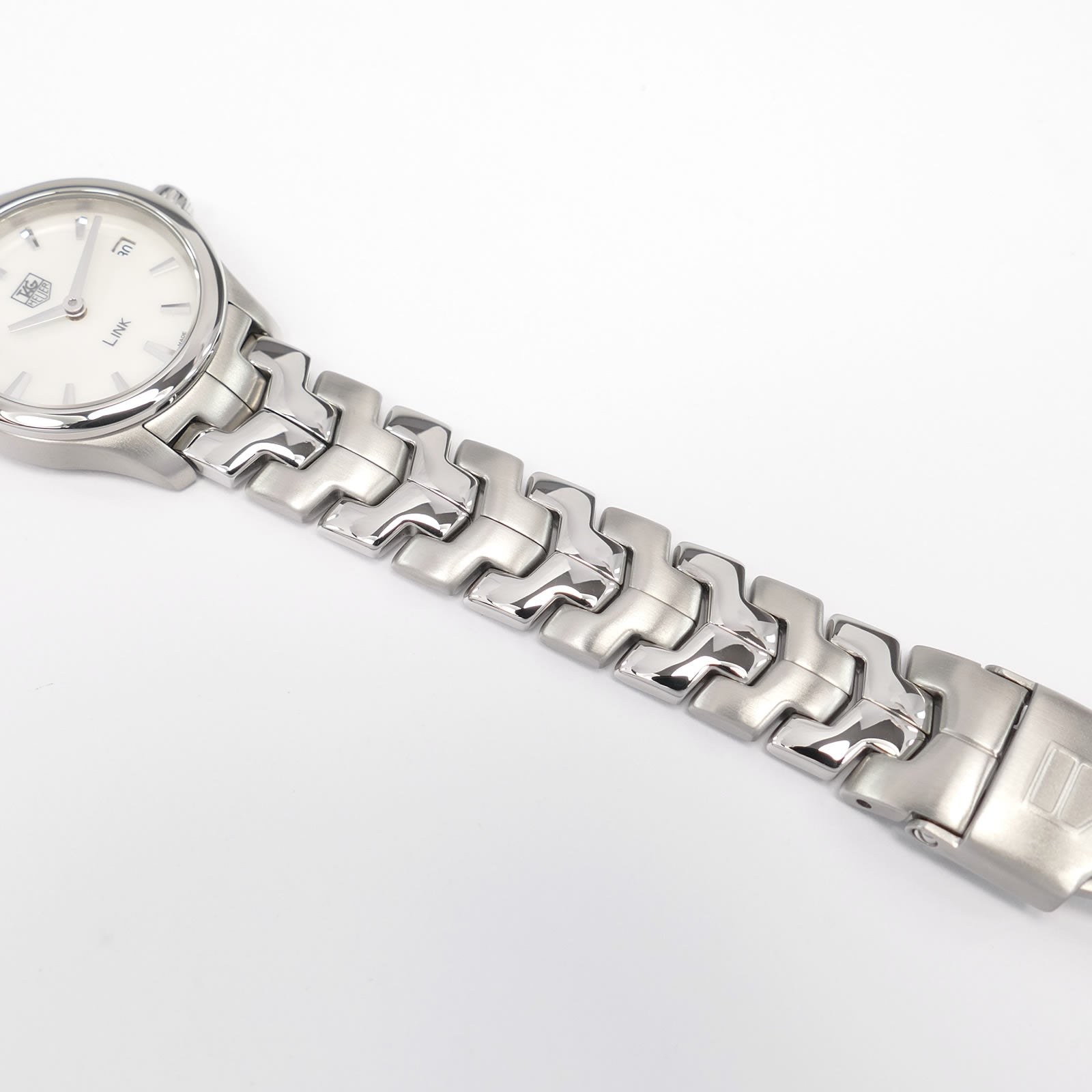 TAG Heuer Link WJF1410 stainless steel s-link BA0585 bracelet bottom