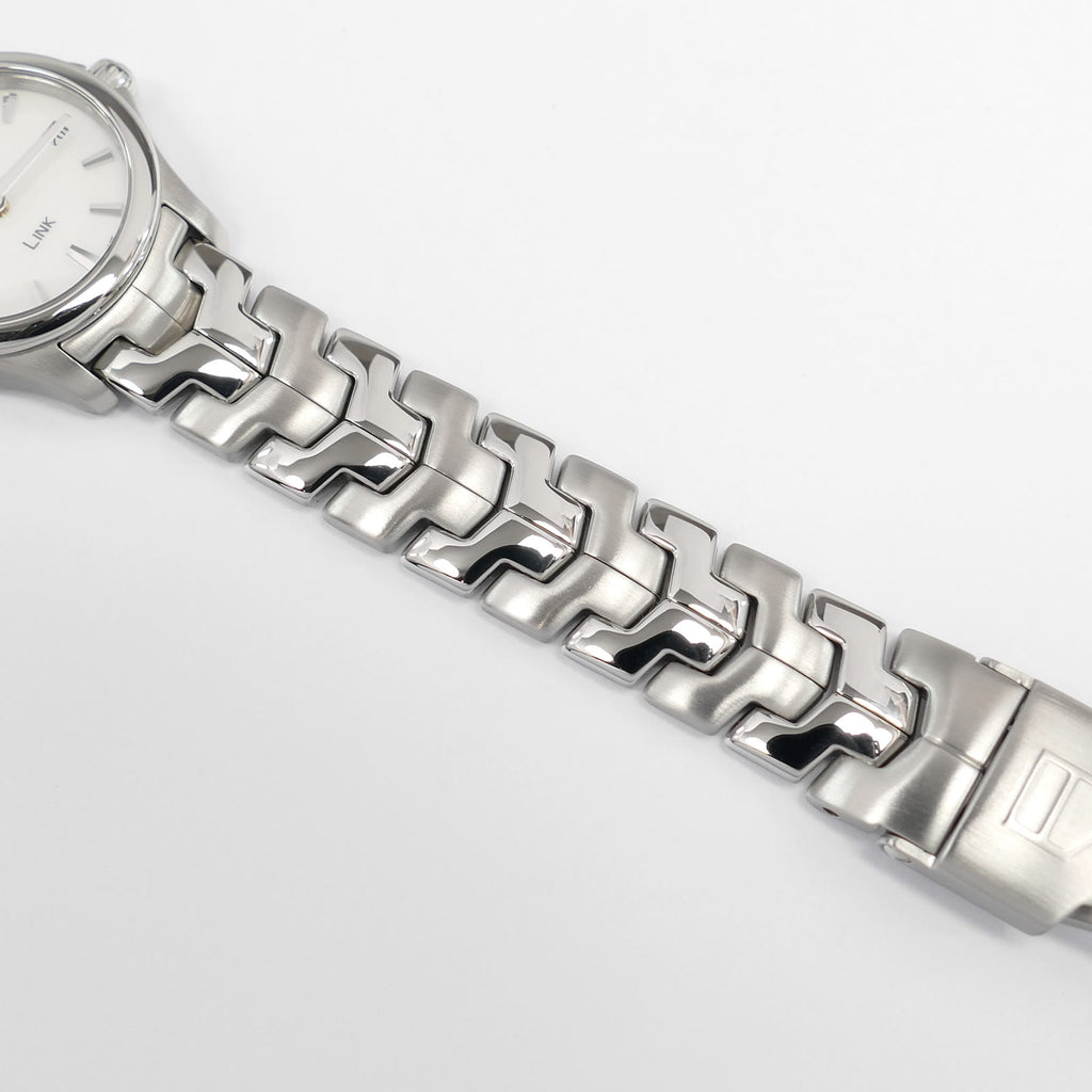 TAG Heuer Link WJF1410 stainless steel alternating s-links BA0585 bottom