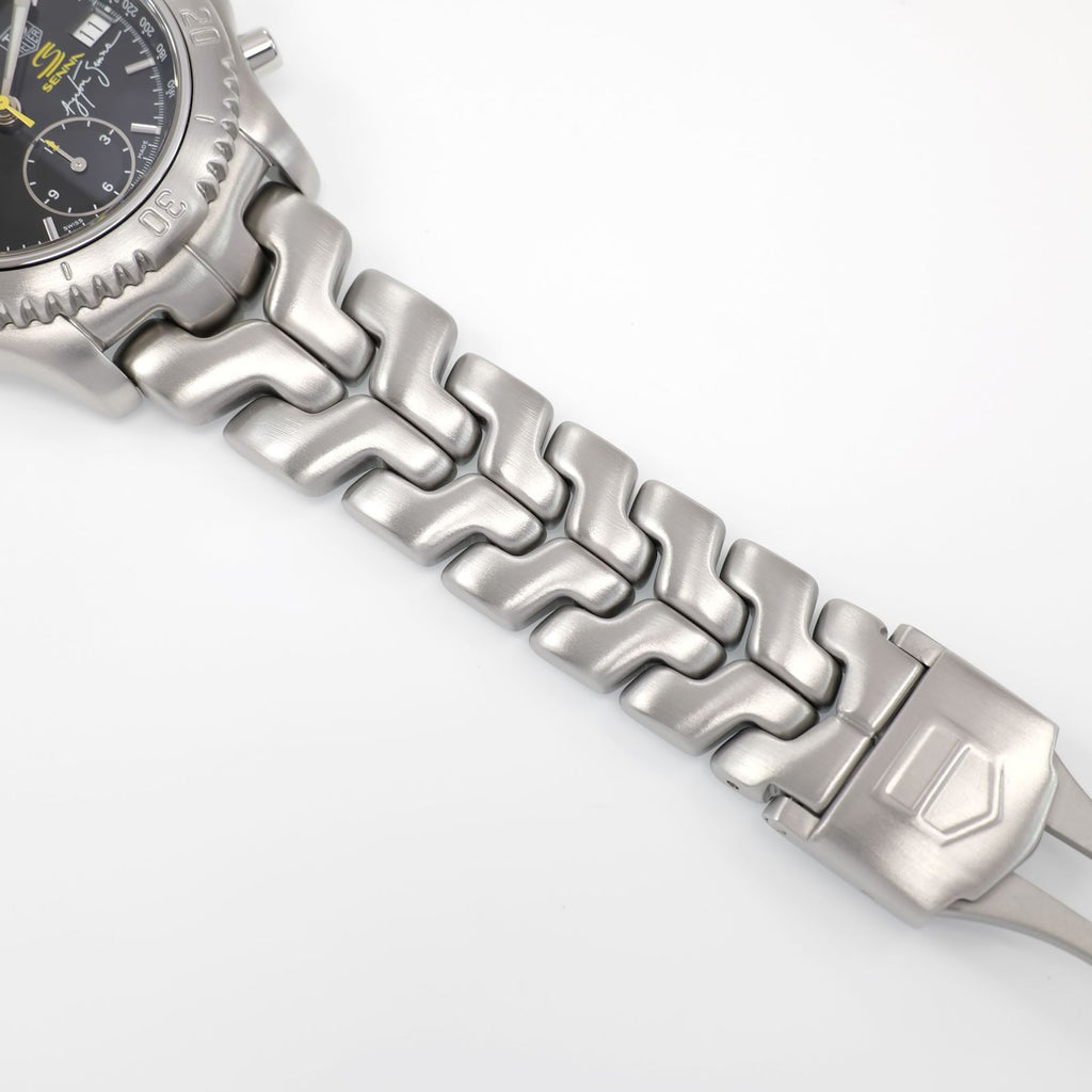 TAG Heuer Link Chronograph CT2115 stainless steel s-link BA0550 bracelet bottom