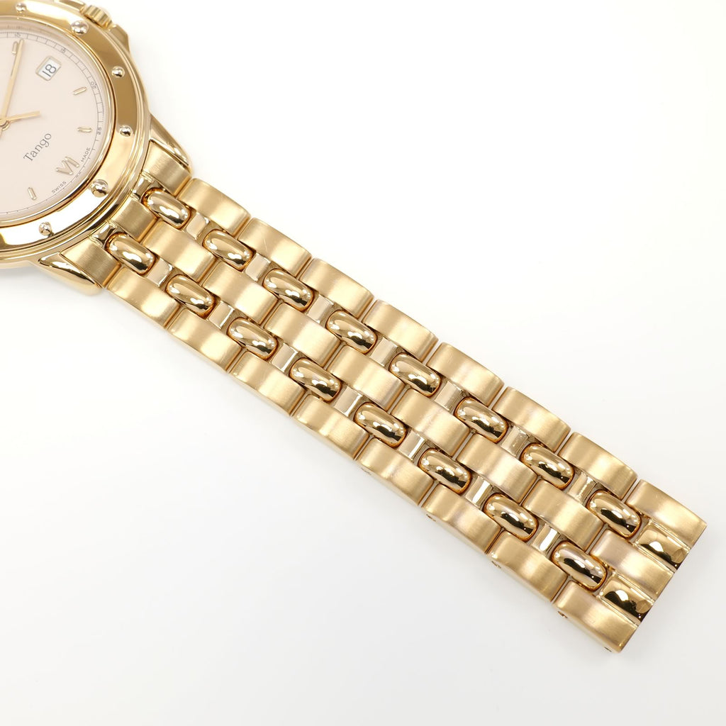 Raymond Weil Tango 5560 18k Gold Plated bracelet bottom