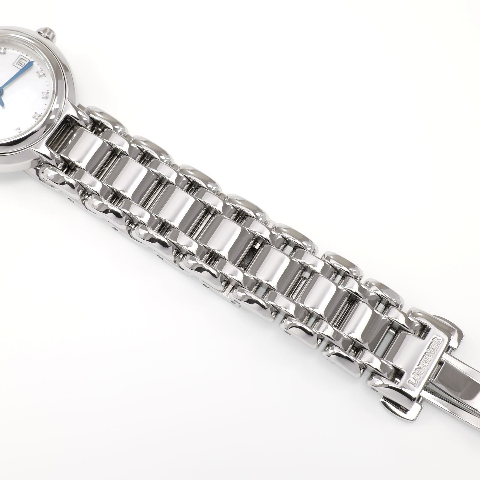 Longines PrimaLuna L8.110.4 stainless steel bracelet bottom