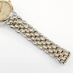 Omega De Ville 7280.63.00 18k Gold & Stainless Steel bracelet bottom