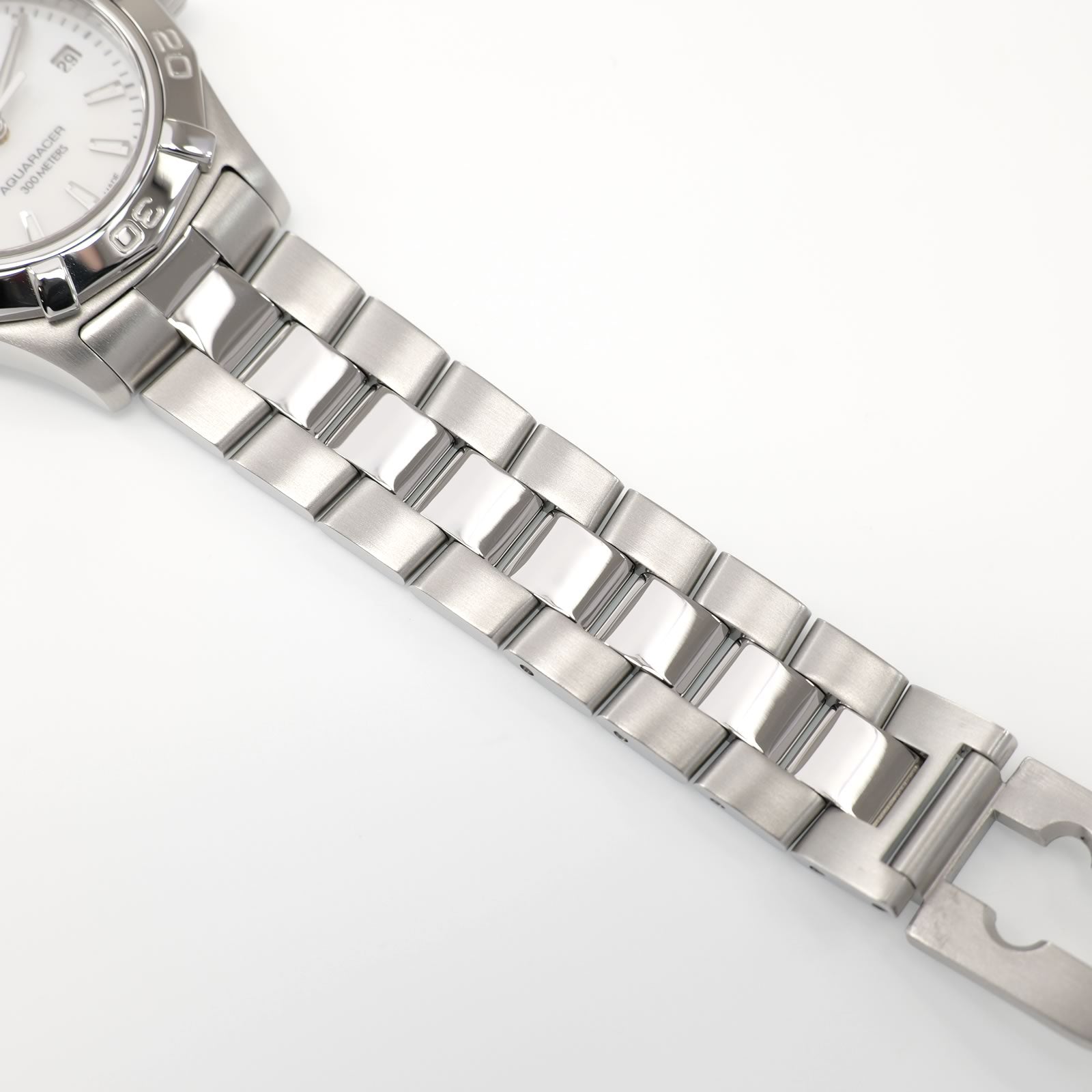 TAG Heuer Aquaracer WAF1414 stainless steel BA0823 bracelet bottom
