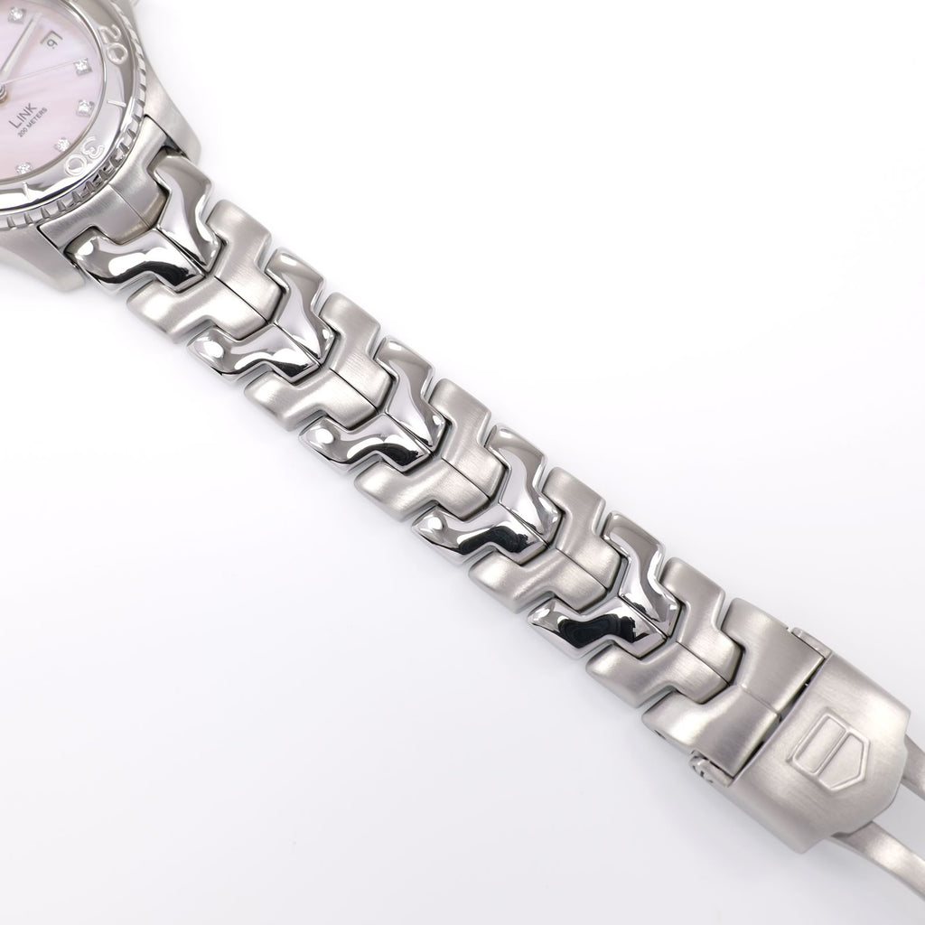 TAG Heuer Link WJ131C-1 stainless steel s-link BA0573 bracelet bottom
