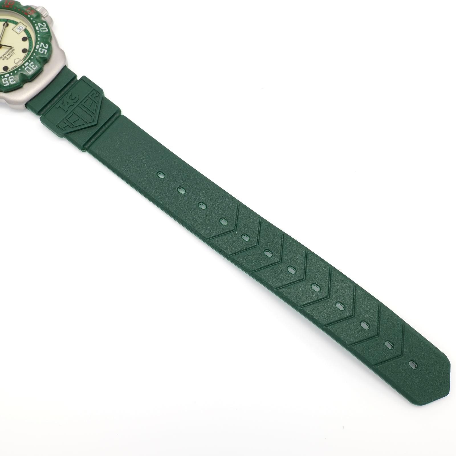 TAG Heuer Formula 1 WA1212 New green plastic strap bottom