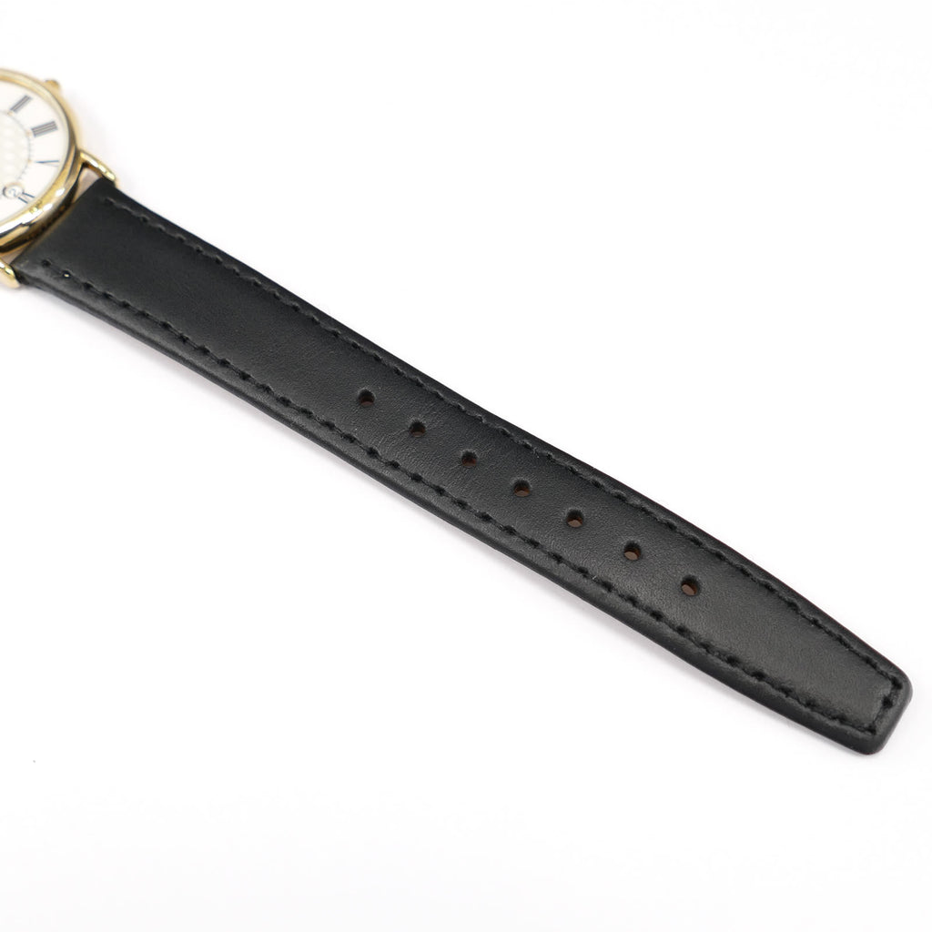 Raymond Weil 9124 black leather strap bottom