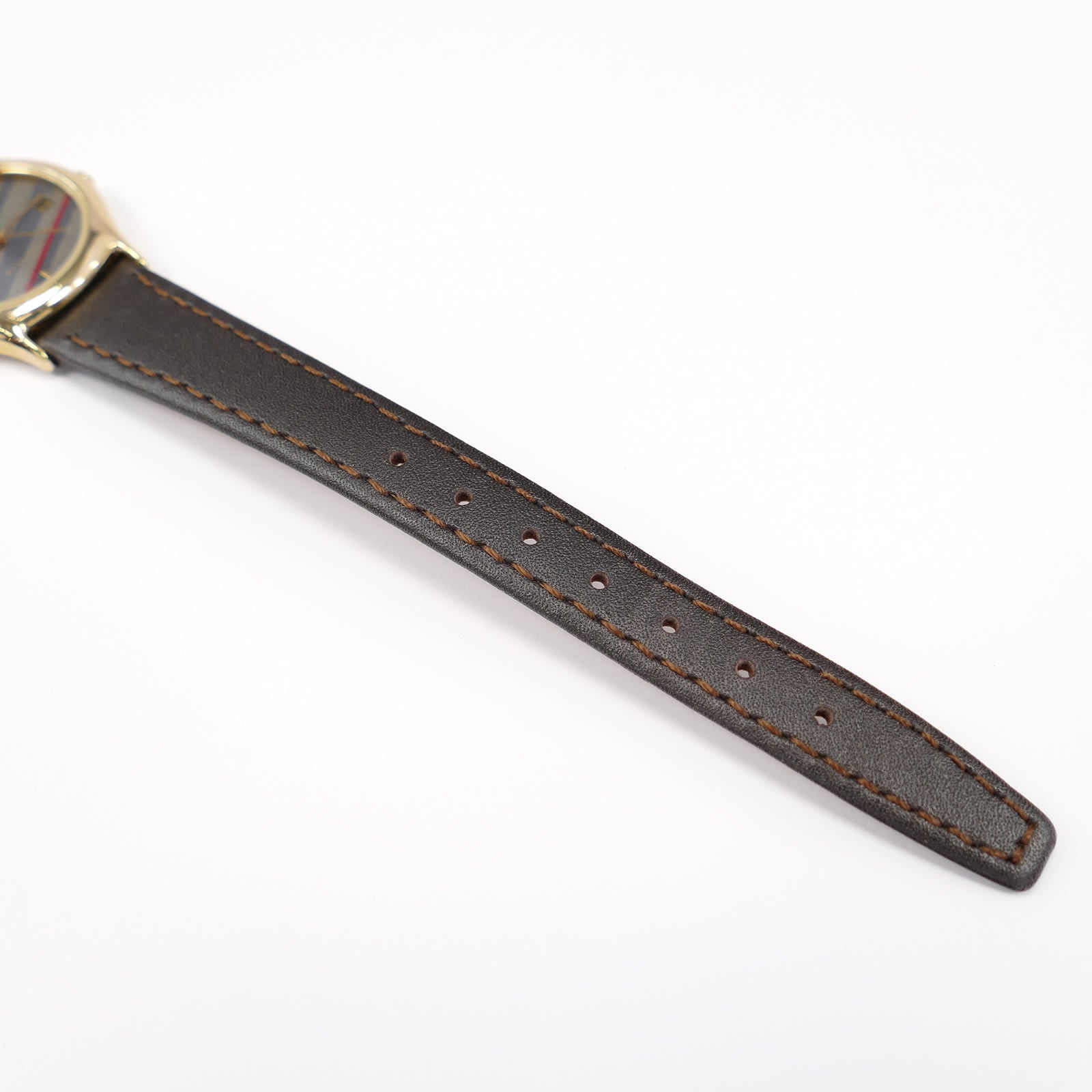 Tissot Stylist Brown Leather strap bottom