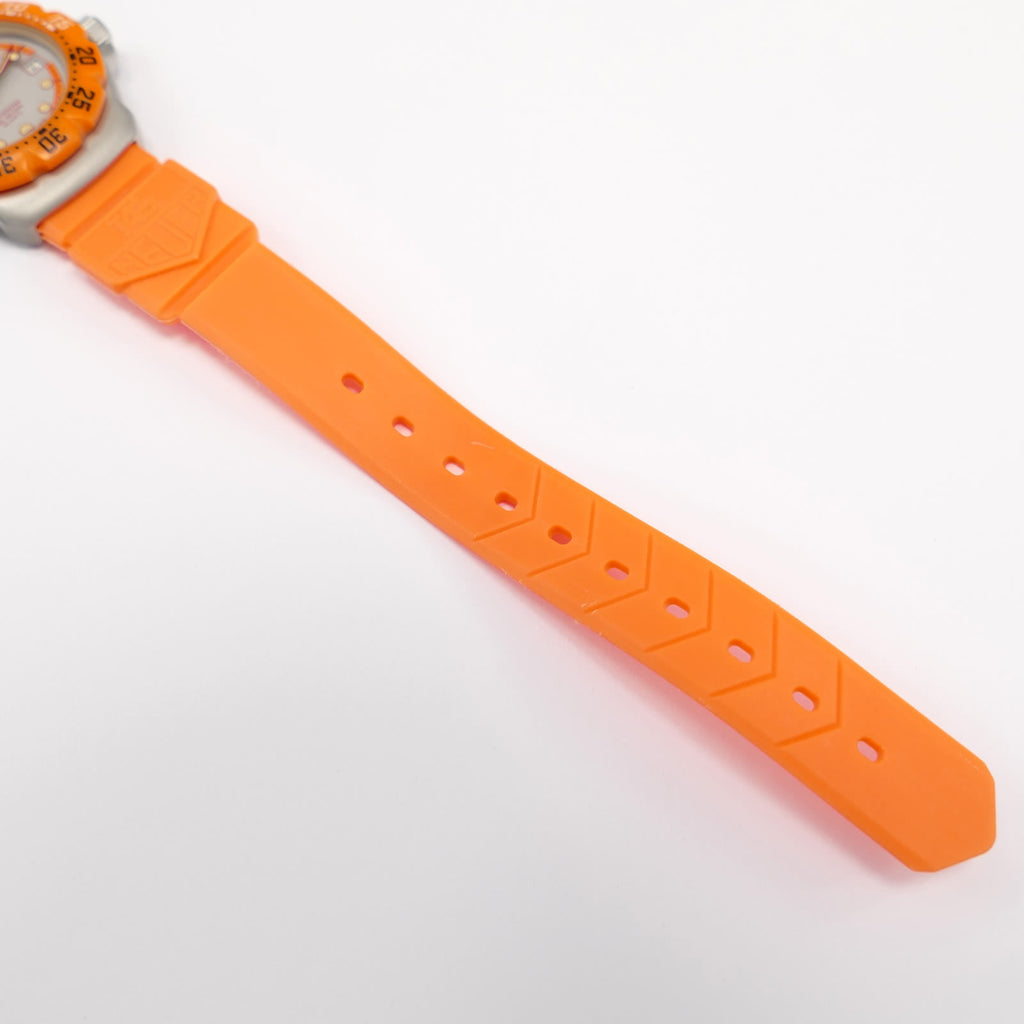 TAG Heuer Formula 1 WA1413 Plastic Strap orange bottom