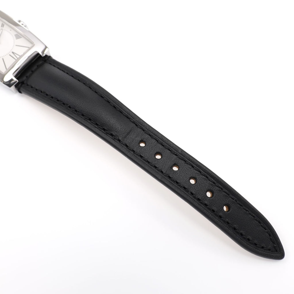 Montblanc Profile 7132 black leather strap bottom