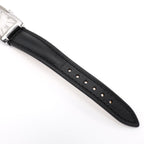 Montblanc Profile 7132 black leather strap bottom