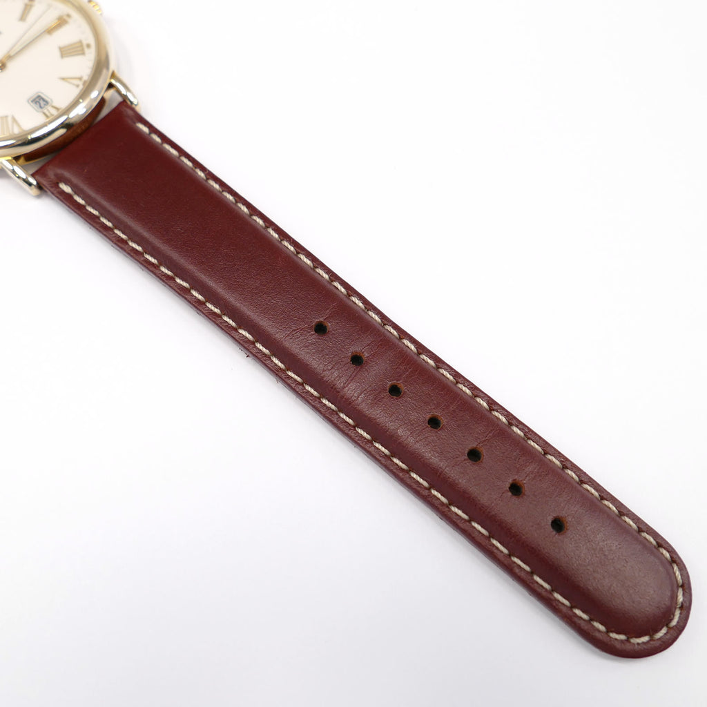 Maurice Lacroix Les Classiques LC1027 brown leather strap bottom