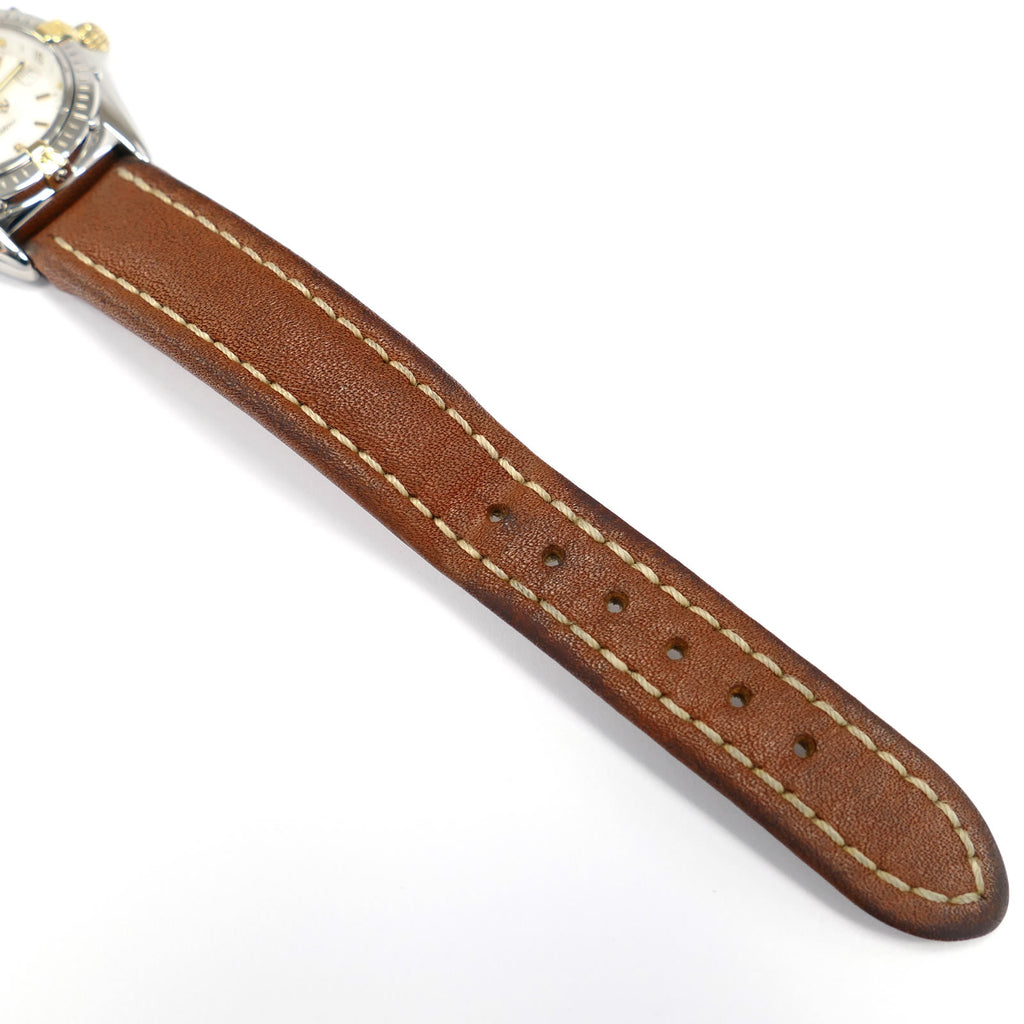 Breitling Callistino B52045 brown leather strap bottom