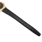 Gucci 3000L Black leather strap bottom