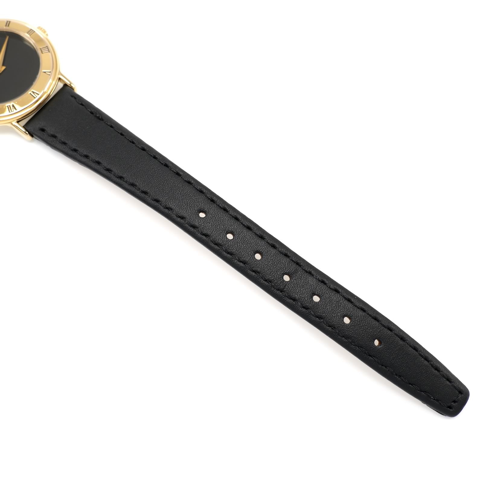 Gucci 3000L Black leather strap bottom
