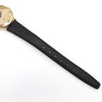Gucci 3000L black leather strap bottom