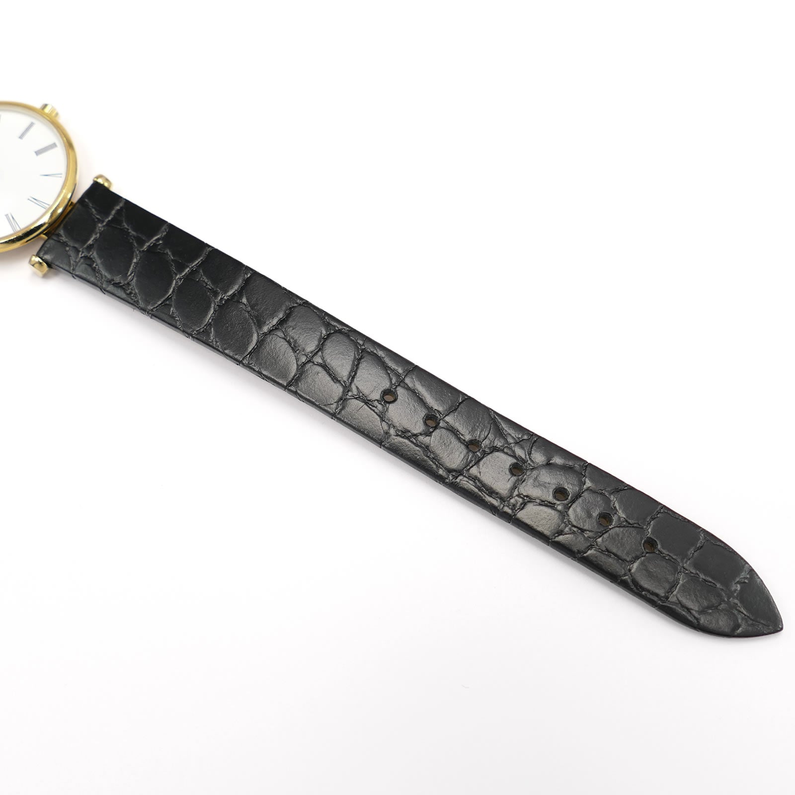 Longines La Grande Classique L4.209.2 crocodile grain calf leather strap bottom