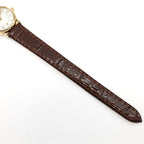 Raymond Weil Geneve 9923 brown leather strap bottom