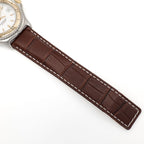 TAG Heuer SEL WI1150 brown leather strap bottom