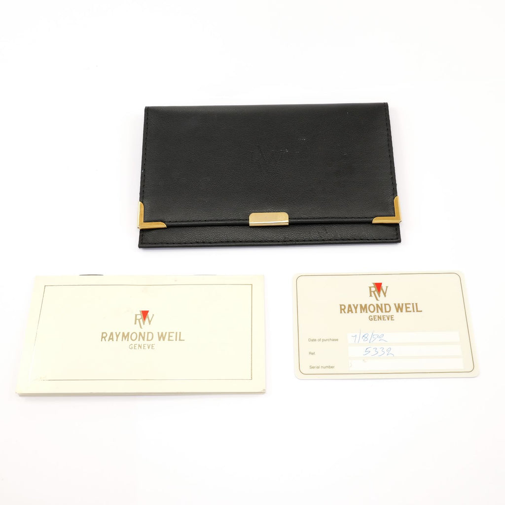 Raymond Weil Geneve 5332 wallet and card