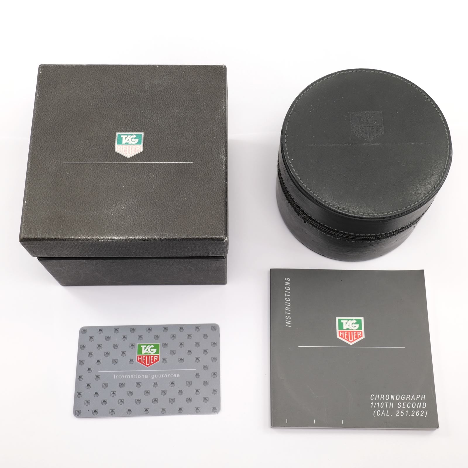 TAG Heuer Link Chronograph CT1118 box and papers