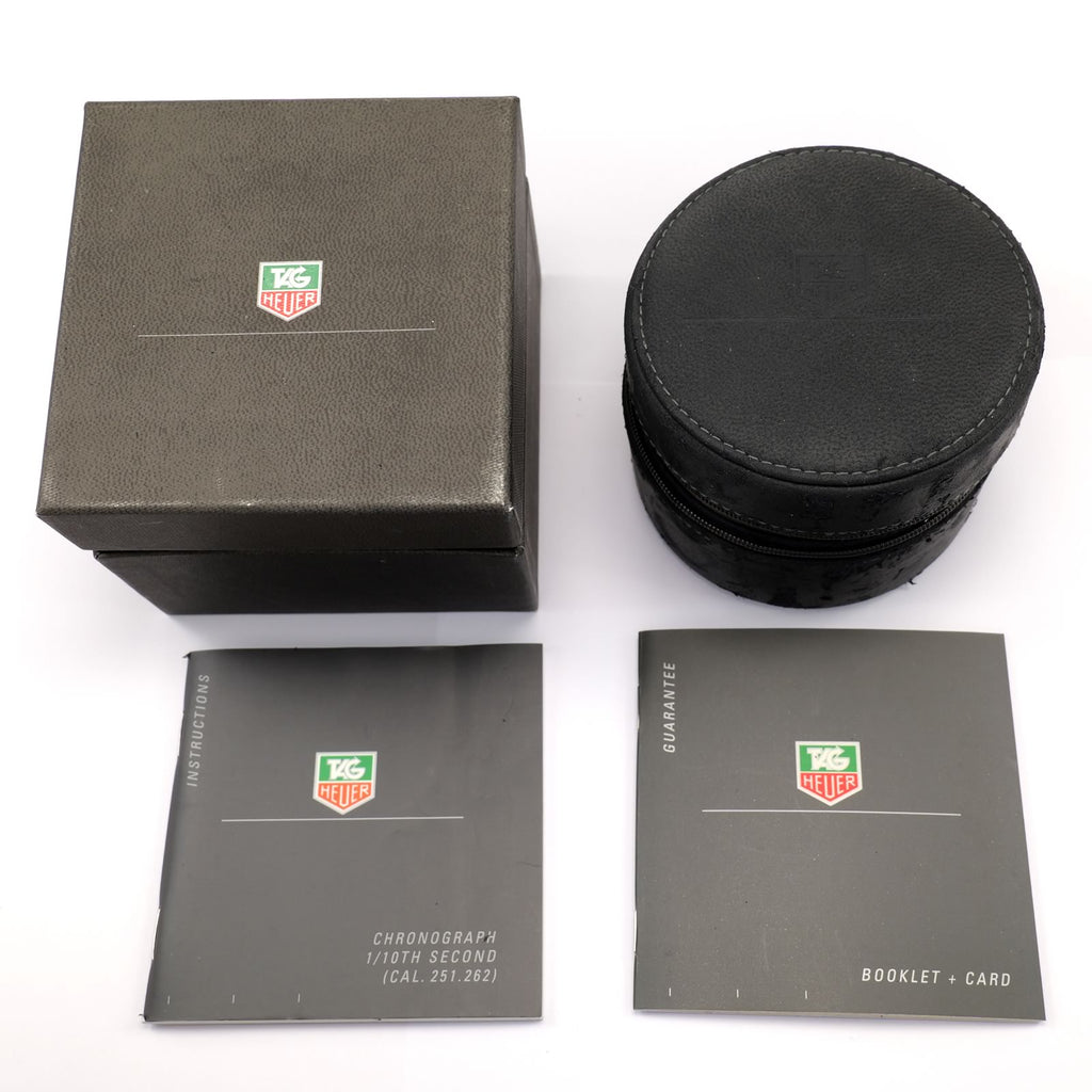 TAG Heuer 2000 Chronograph CK1112 box and booklets
