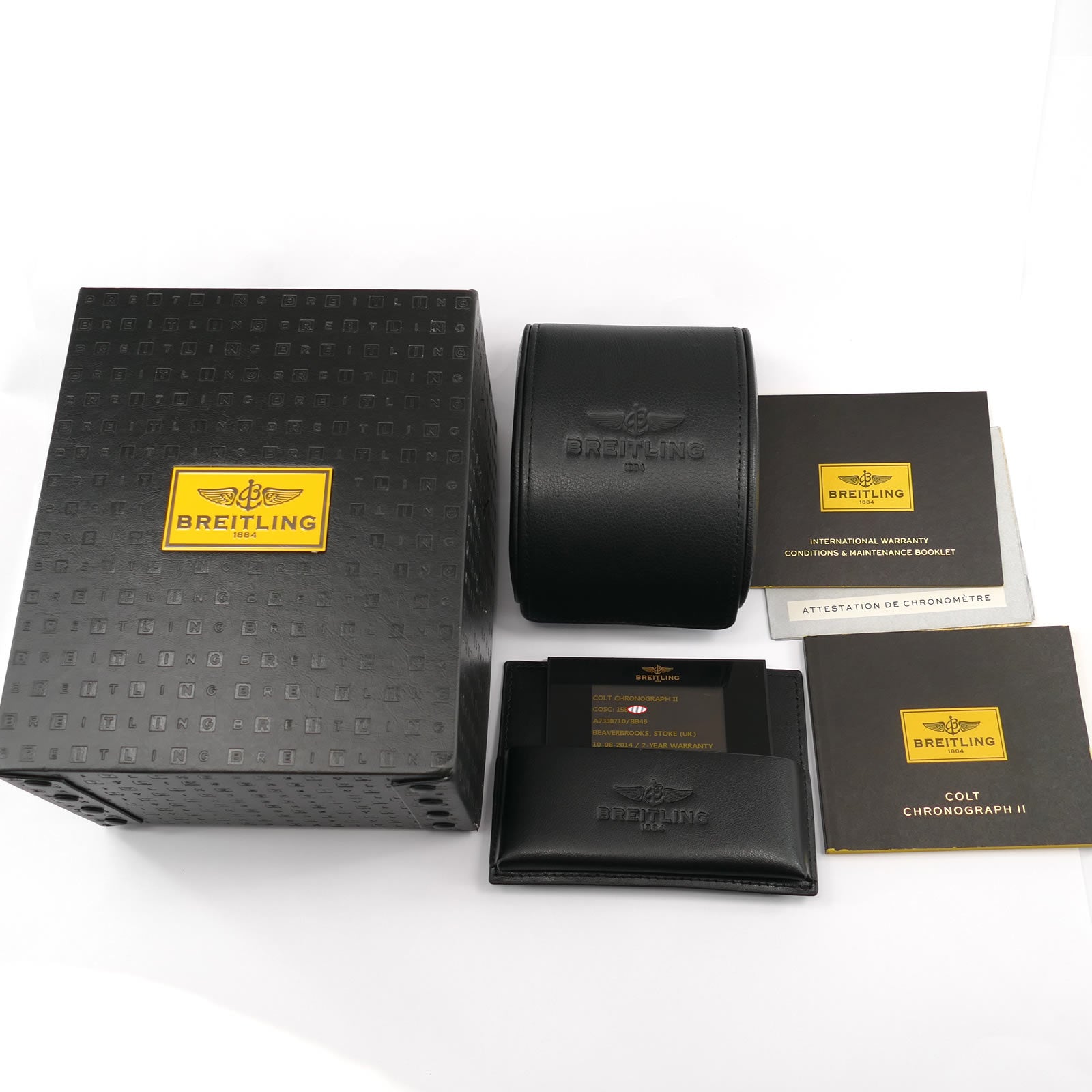 Breitling Colt Chrono II A73387 box and papers