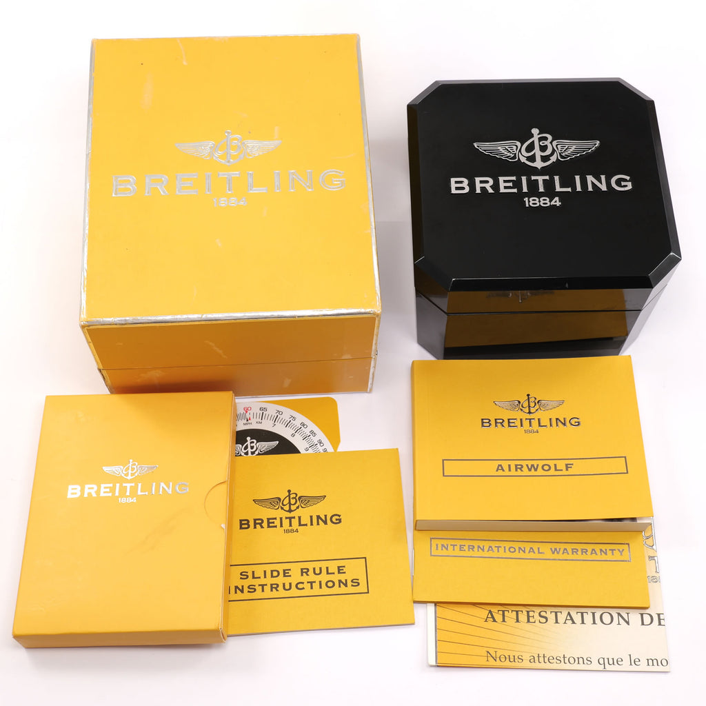 Breitling Airwolf A78363 box and papers