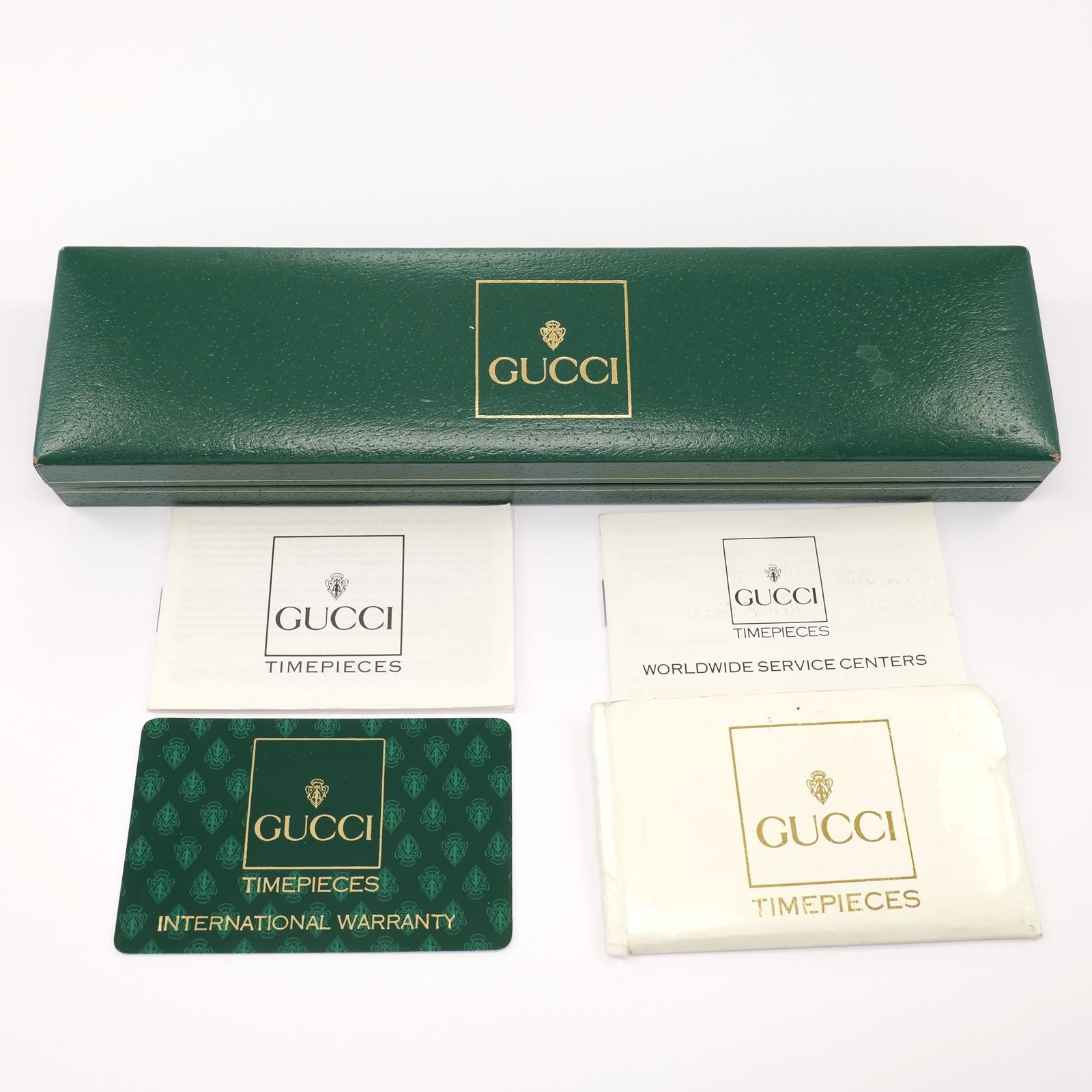 Gucci 3300L box and papers