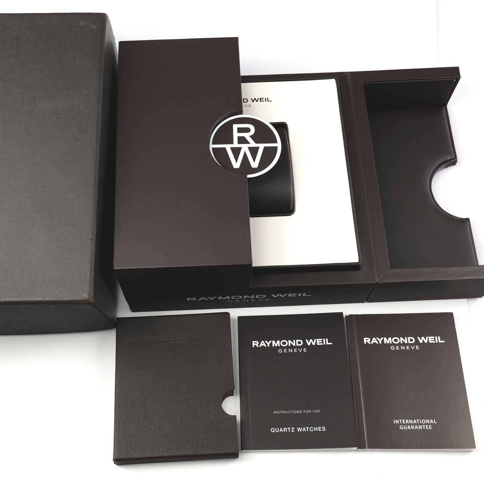 Raymond Weil Tango 4881 box and booklets