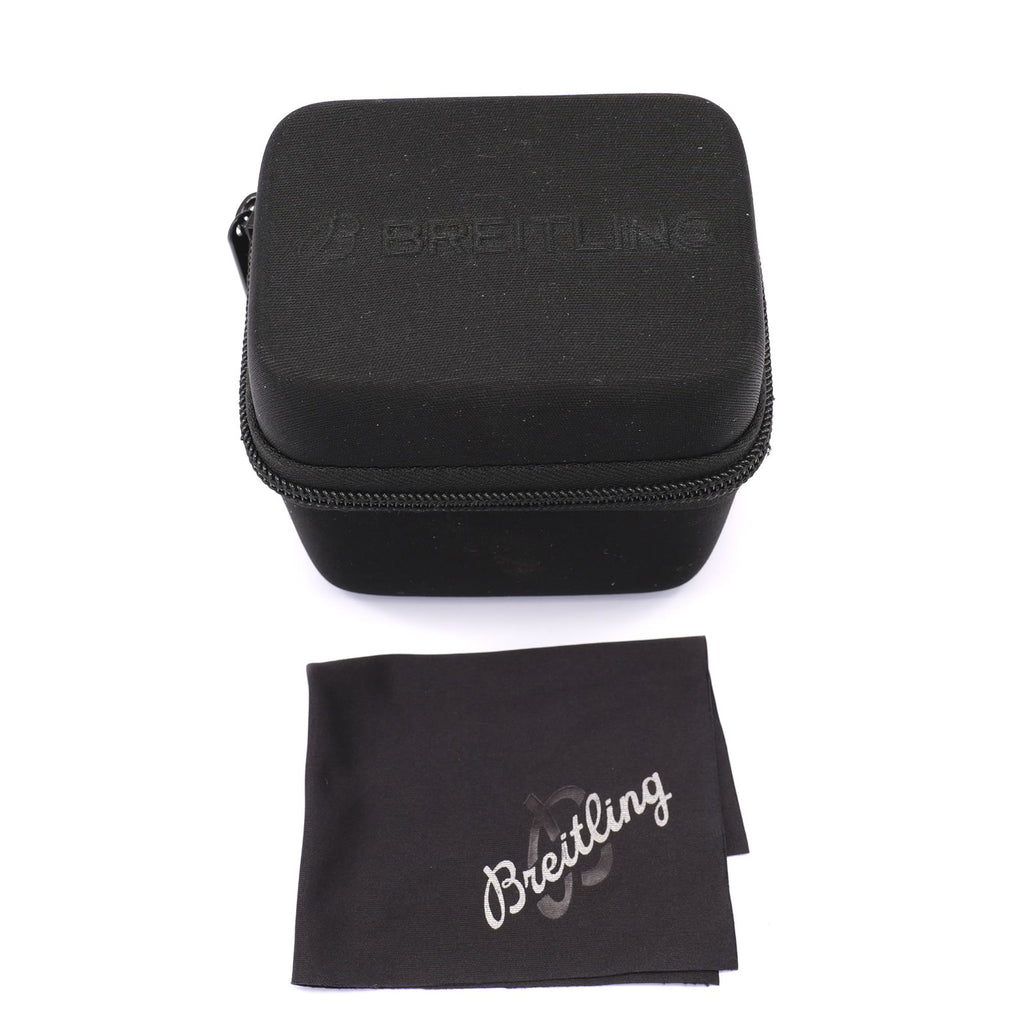 Breitling service box with polishing cloth