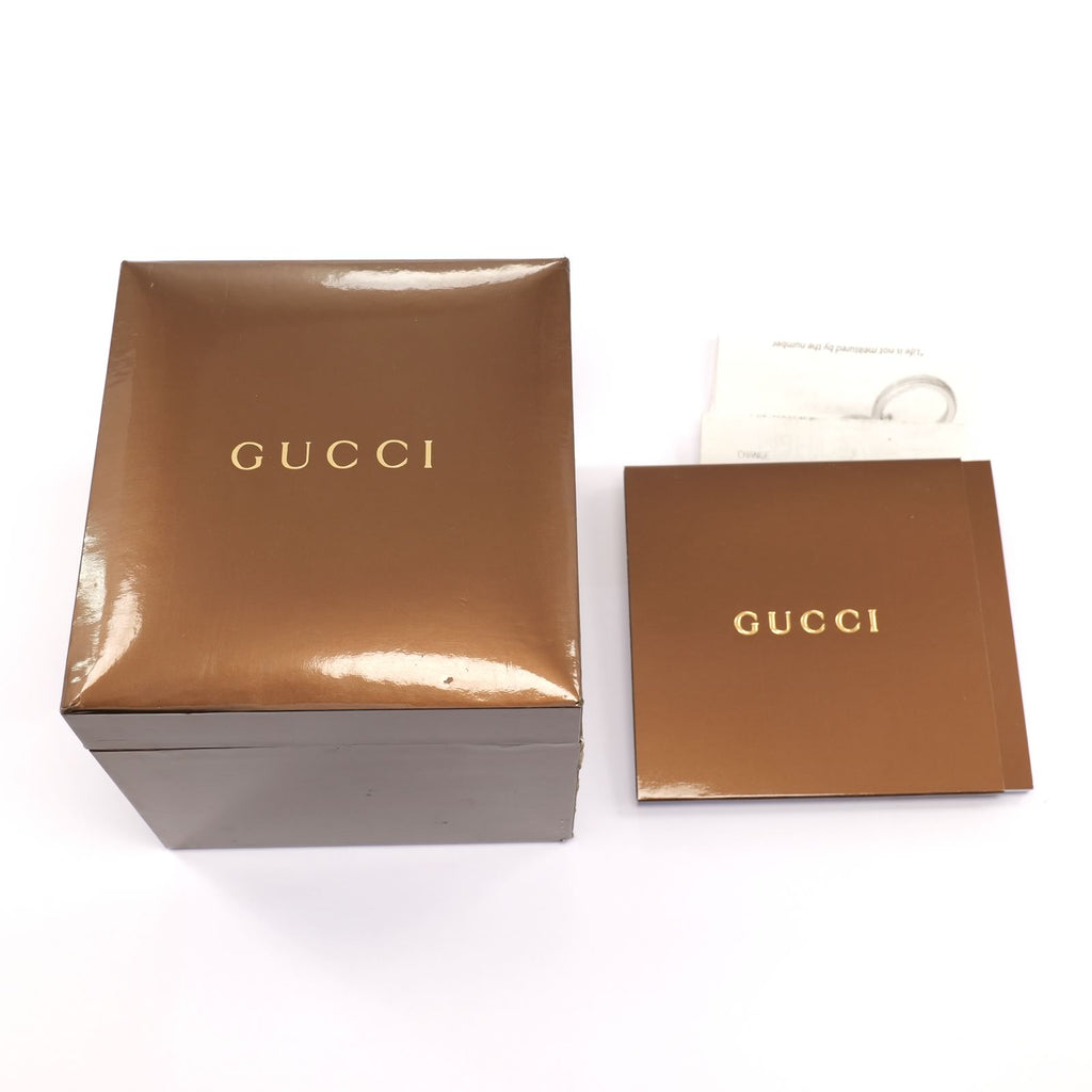 Gucci G-Frame YA128504 box and papers
