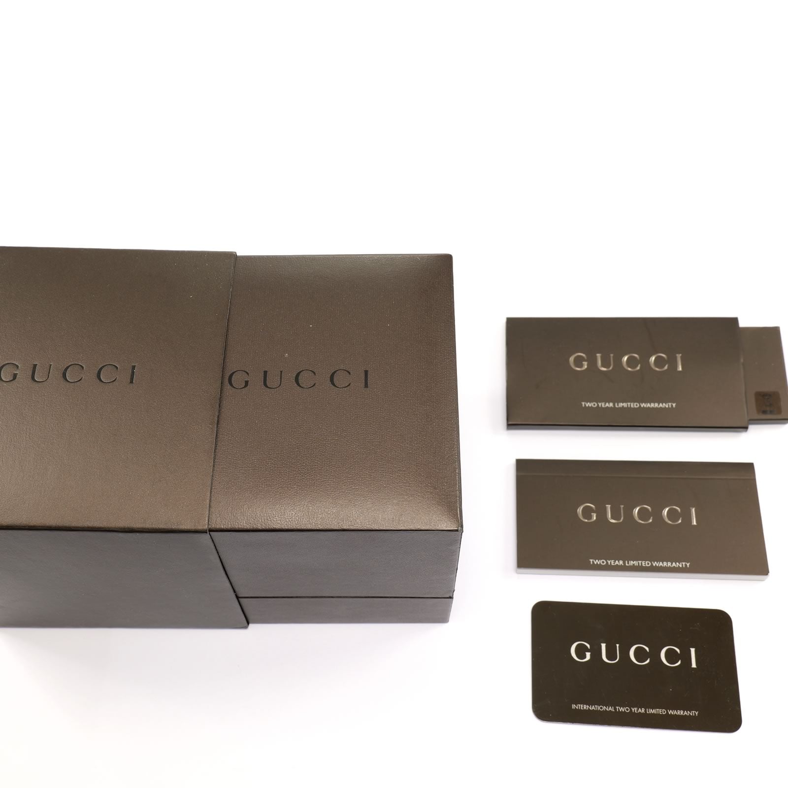 Gucci Mini G 102 box and papers