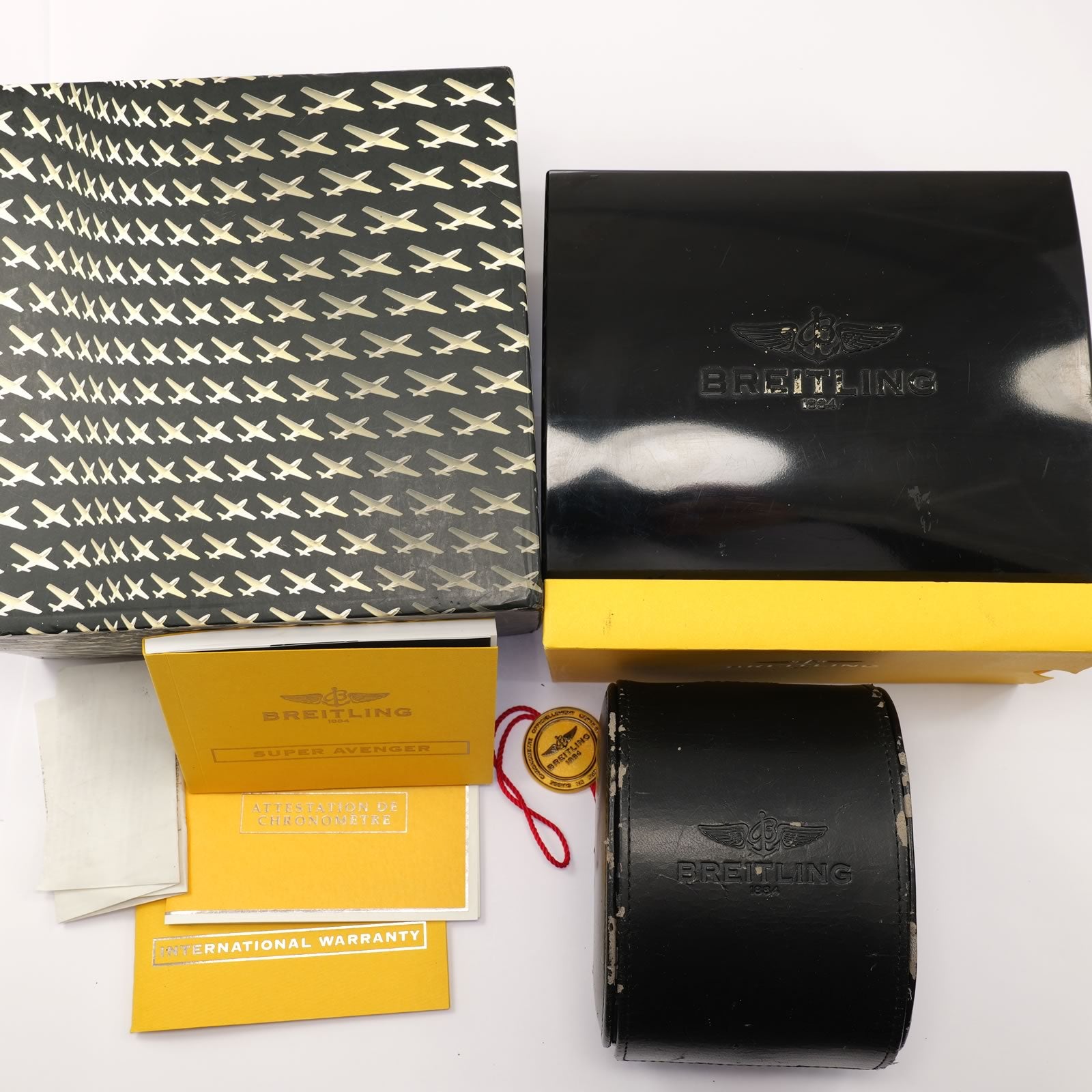 Breitling Super Avenger A13370 box set and papers
