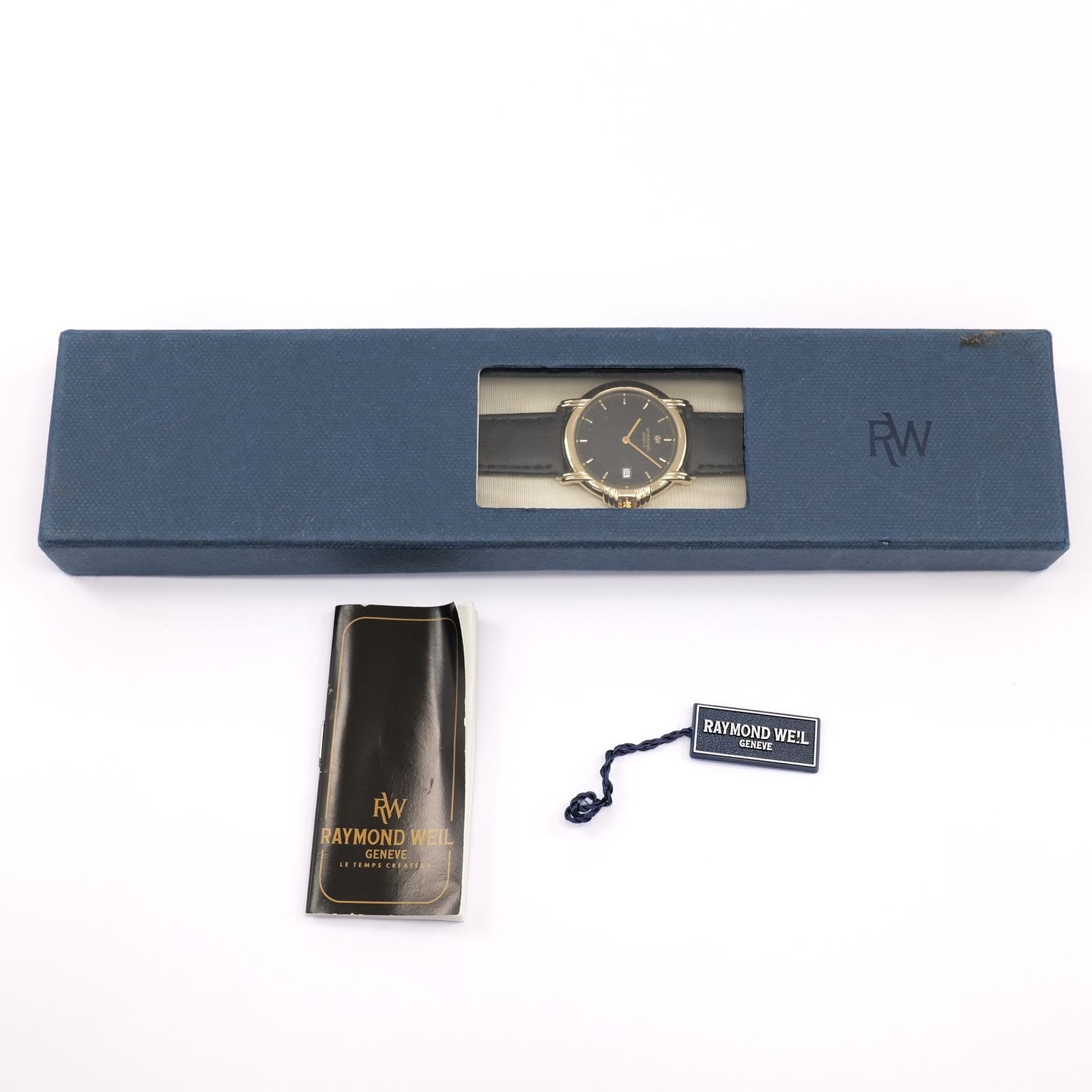 Raymond Weil Geneve 9155 box and booklet